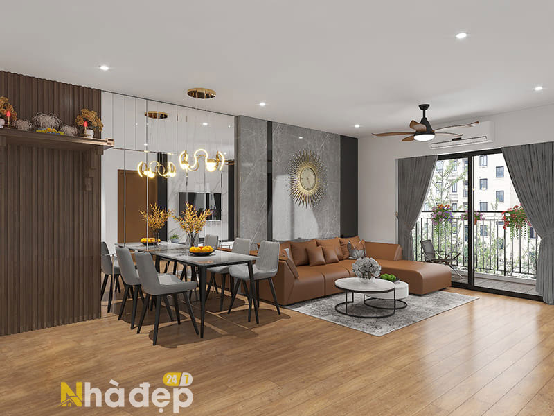 Cải tạo và thi công hoàn thiện nội thất căn hộ 90m2